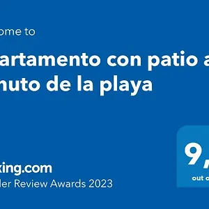  Apartamento Con Patio A 1 Minuto De La Playa